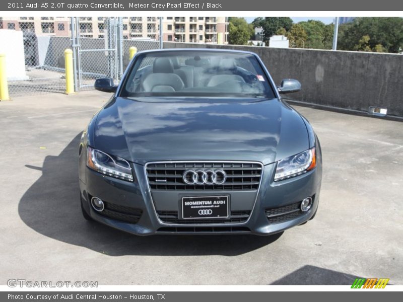 Meteor Grey Pearl Effect / Black 2011 Audi A5 2.0T quattro Convertible