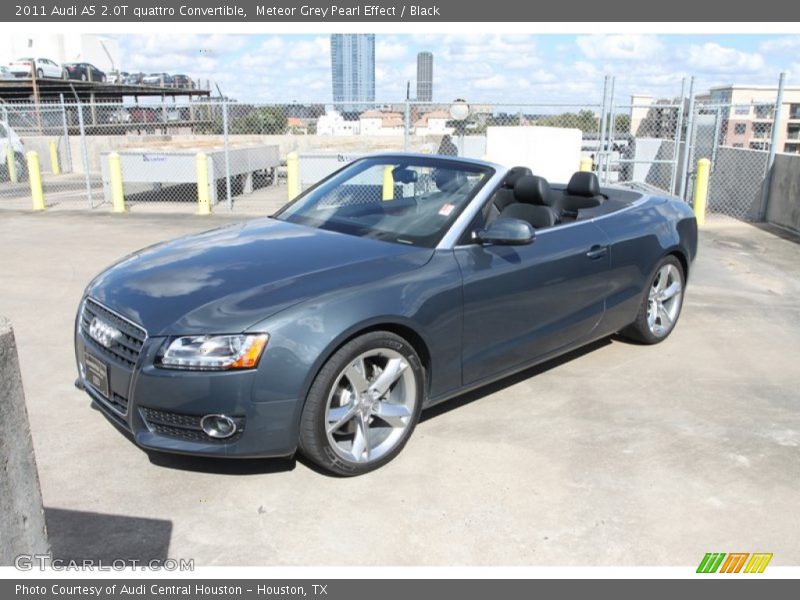 Meteor Grey Pearl Effect / Black 2011 Audi A5 2.0T quattro Convertible