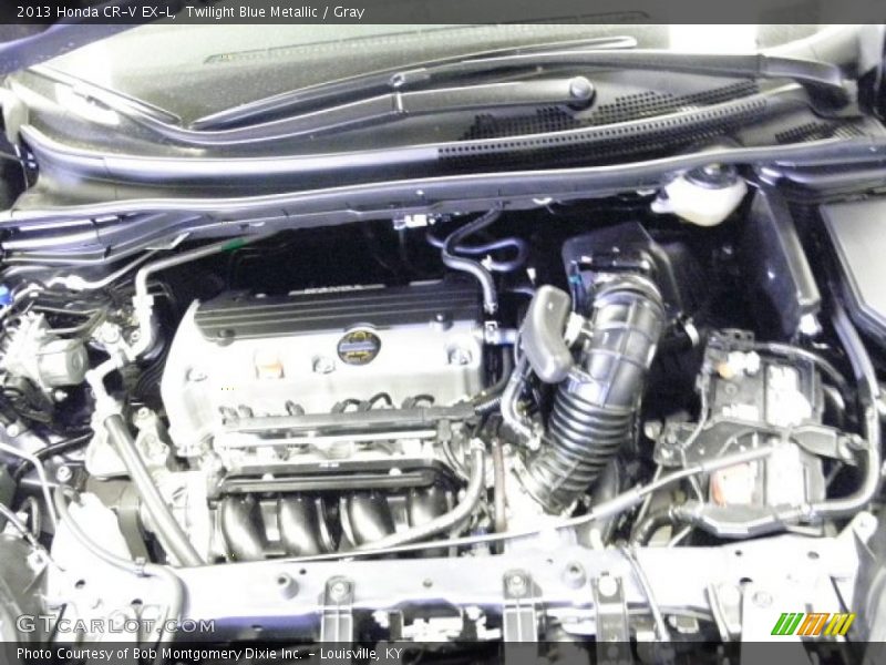 Twilight Blue Metallic / Gray 2013 Honda CR-V EX-L
