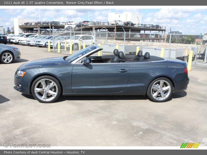 Meteor Grey Pearl Effect / Black 2011 Audi A5 2.0T quattro Convertible