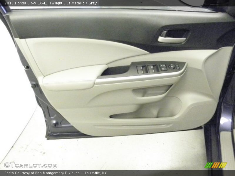 Twilight Blue Metallic / Gray 2013 Honda CR-V EX-L