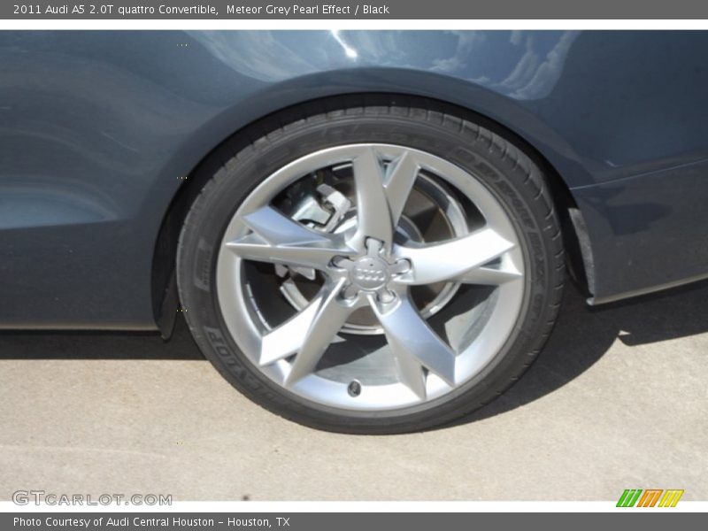 Meteor Grey Pearl Effect / Black 2011 Audi A5 2.0T quattro Convertible