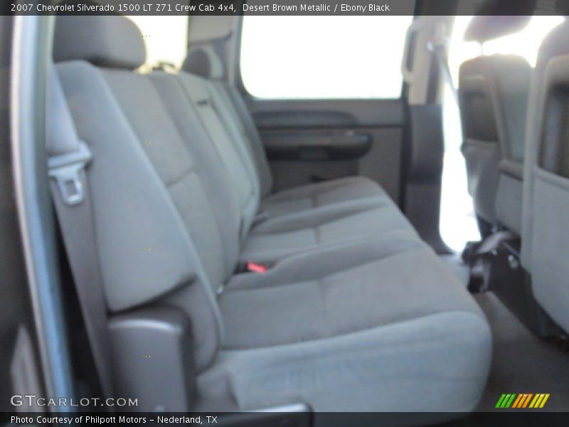 Desert Brown Metallic / Ebony Black 2007 Chevrolet Silverado 1500 LT Z71 Crew Cab 4x4