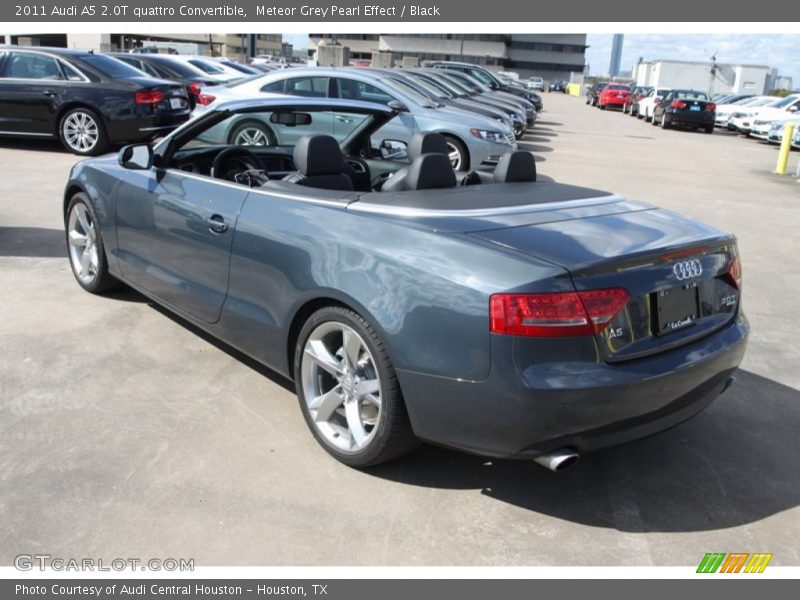 Meteor Grey Pearl Effect / Black 2011 Audi A5 2.0T quattro Convertible