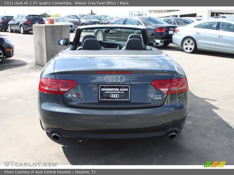 Meteor Grey Pearl Effect / Black 2011 Audi A5 2.0T quattro Convertible