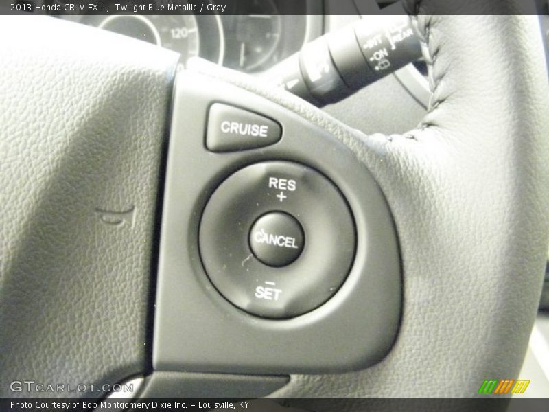 Twilight Blue Metallic / Gray 2013 Honda CR-V EX-L