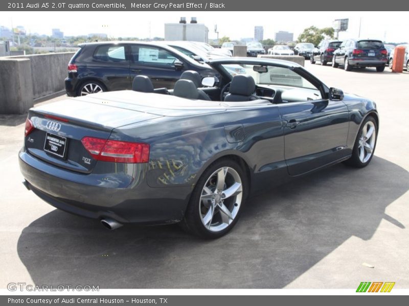 Meteor Grey Pearl Effect / Black 2011 Audi A5 2.0T quattro Convertible