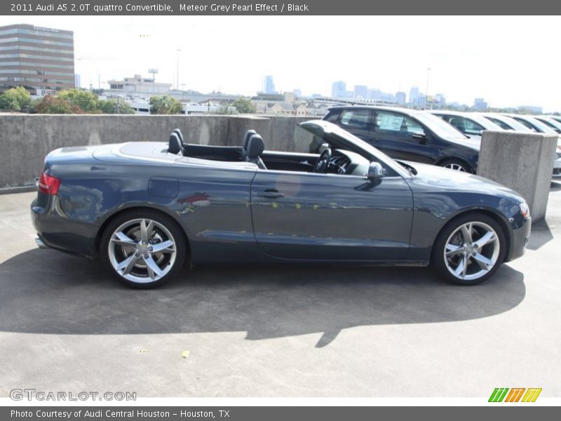 Meteor Grey Pearl Effect / Black 2011 Audi A5 2.0T quattro Convertible