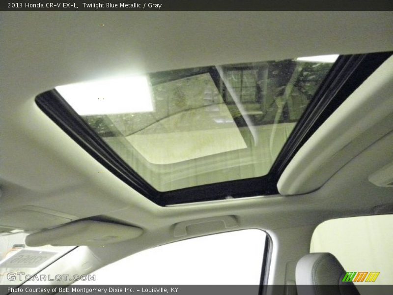 Twilight Blue Metallic / Gray 2013 Honda CR-V EX-L
