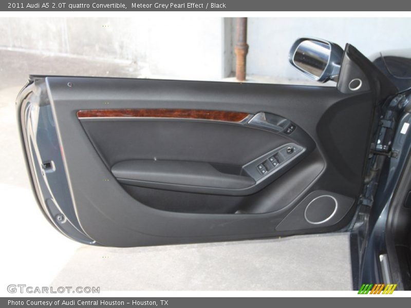 Meteor Grey Pearl Effect / Black 2011 Audi A5 2.0T quattro Convertible