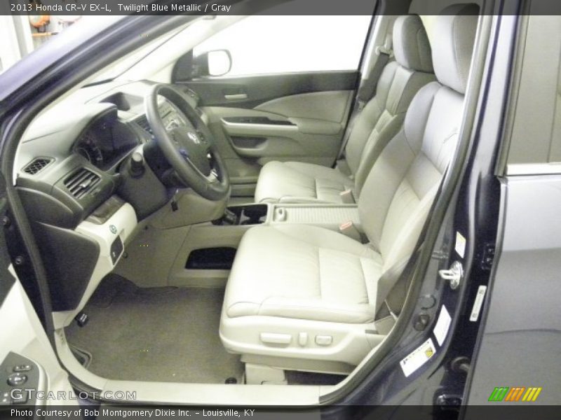 Twilight Blue Metallic / Gray 2013 Honda CR-V EX-L