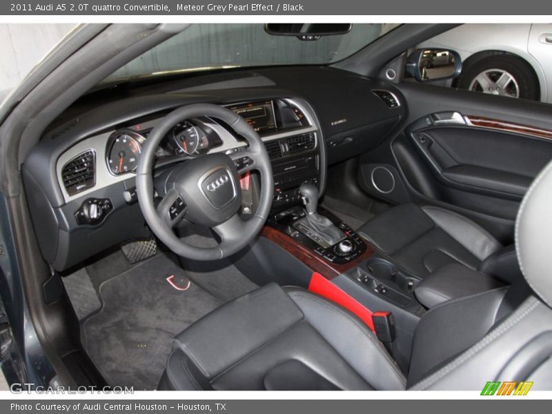 Meteor Grey Pearl Effect / Black 2011 Audi A5 2.0T quattro Convertible