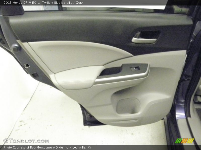 Twilight Blue Metallic / Gray 2013 Honda CR-V EX-L
