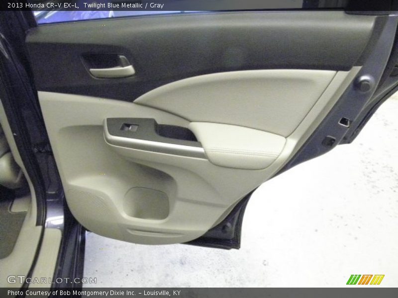 Twilight Blue Metallic / Gray 2013 Honda CR-V EX-L