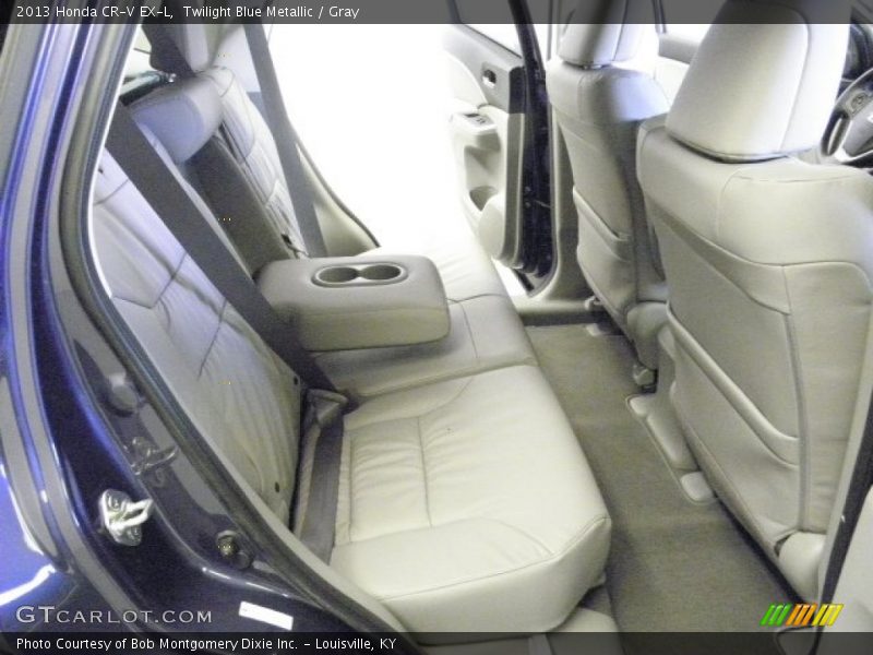 Twilight Blue Metallic / Gray 2013 Honda CR-V EX-L