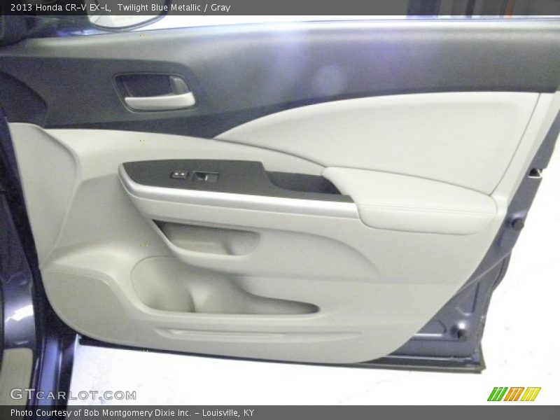 Twilight Blue Metallic / Gray 2013 Honda CR-V EX-L