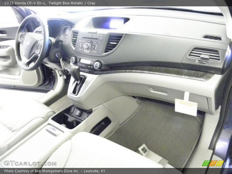 Twilight Blue Metallic / Gray 2013 Honda CR-V EX-L