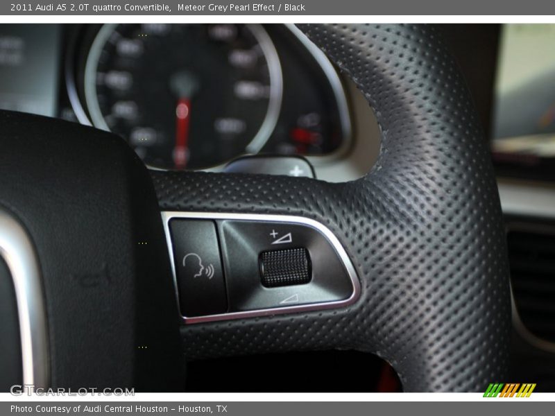 Meteor Grey Pearl Effect / Black 2011 Audi A5 2.0T quattro Convertible