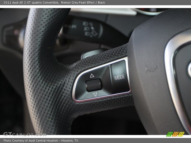 Meteor Grey Pearl Effect / Black 2011 Audi A5 2.0T quattro Convertible