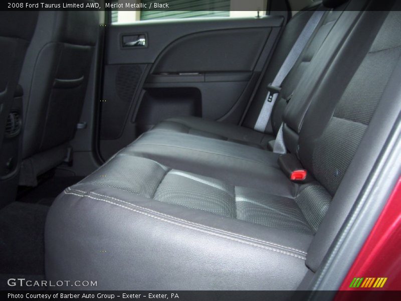 Merlot Metallic / Black 2008 Ford Taurus Limited AWD