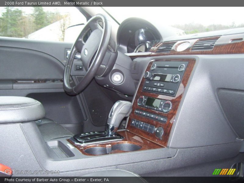 Merlot Metallic / Black 2008 Ford Taurus Limited AWD