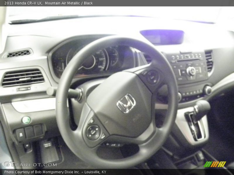 Mountain Air Metallic / Black 2013 Honda CR-V LX