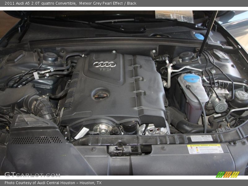 Meteor Grey Pearl Effect / Black 2011 Audi A5 2.0T quattro Convertible