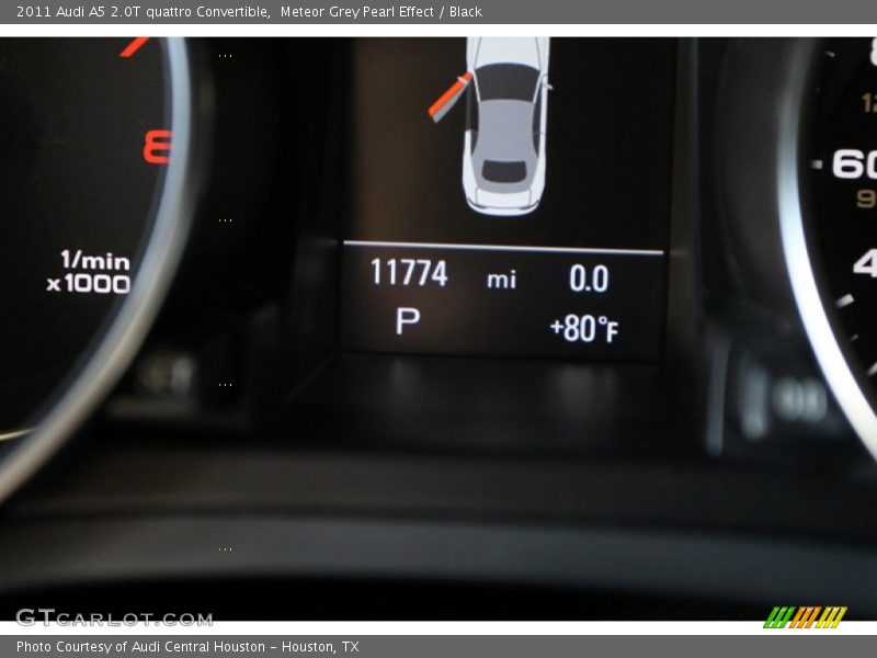 Meteor Grey Pearl Effect / Black 2011 Audi A5 2.0T quattro Convertible