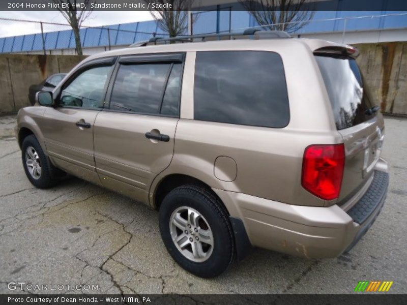 Sandstone Metallic / Saddle 2004 Honda Pilot EX 4WD