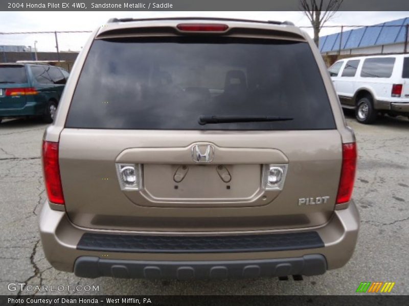 Sandstone Metallic / Saddle 2004 Honda Pilot EX 4WD