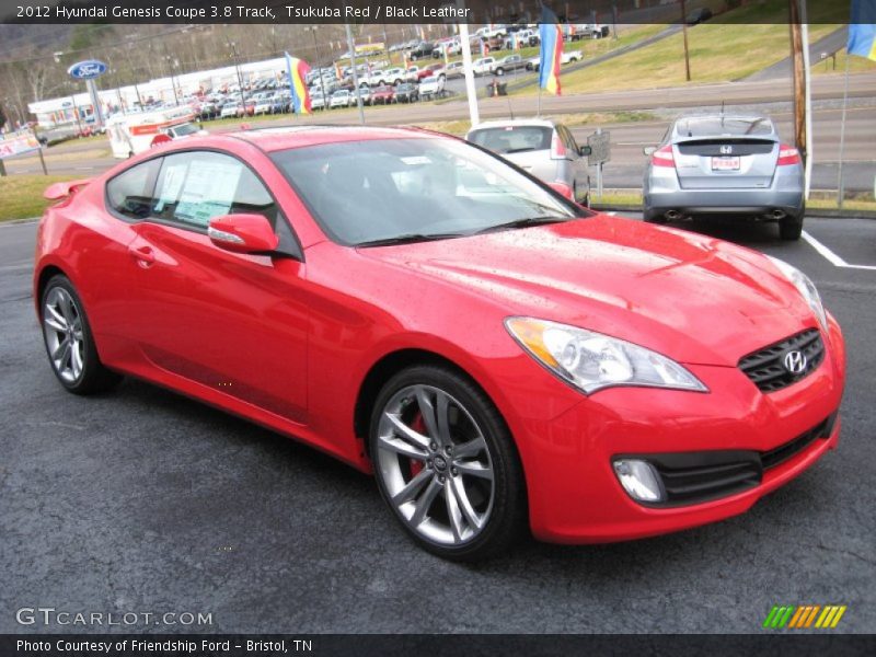 Front 3/4 View of 2012 Genesis Coupe 3.8 Track