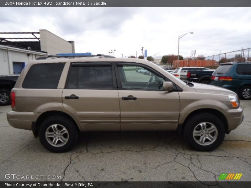 Sandstone Metallic / Saddle 2004 Honda Pilot EX 4WD