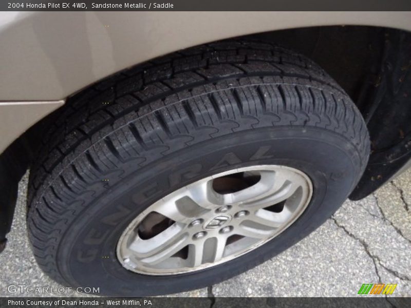 Sandstone Metallic / Saddle 2004 Honda Pilot EX 4WD