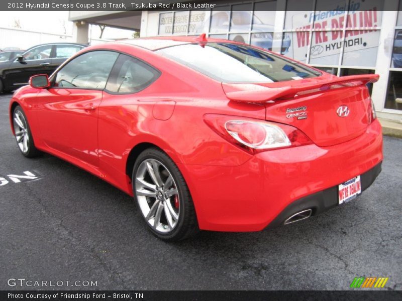 Tsukuba Red / Black Leather 2012 Hyundai Genesis Coupe 3.8 Track