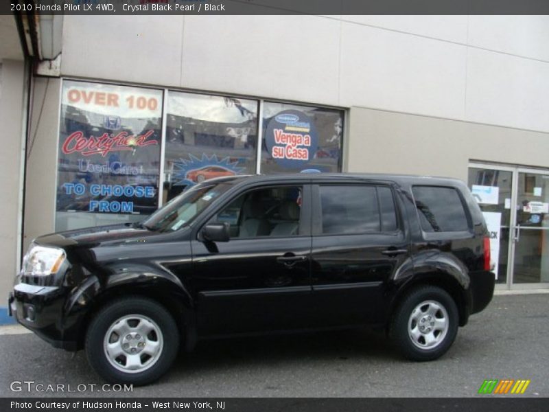Crystal Black Pearl / Black 2010 Honda Pilot LX 4WD