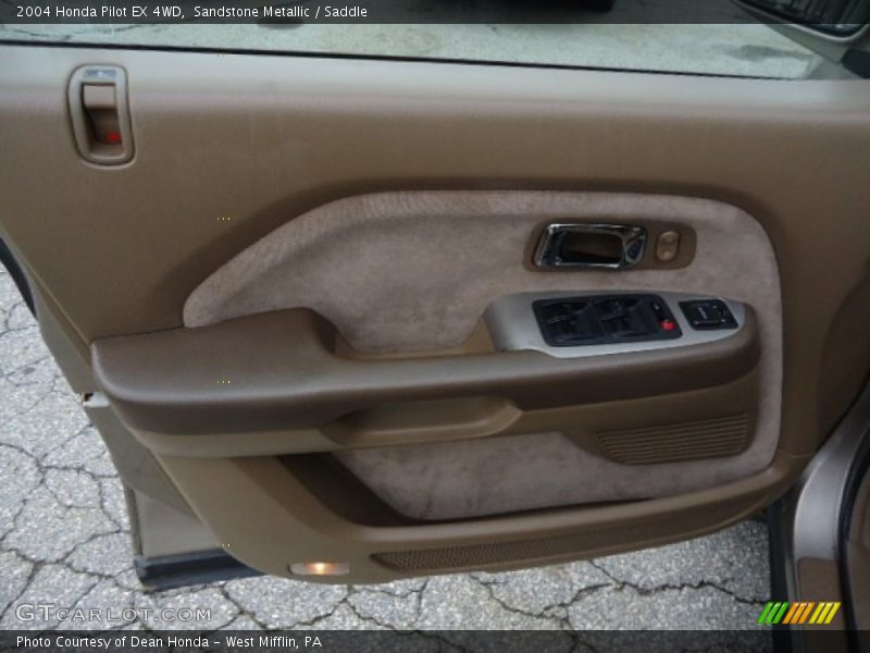 Sandstone Metallic / Saddle 2004 Honda Pilot EX 4WD