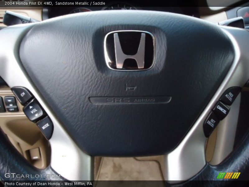 Sandstone Metallic / Saddle 2004 Honda Pilot EX 4WD