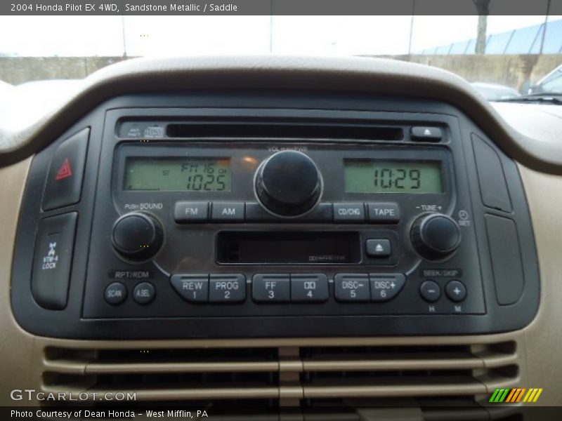 Sandstone Metallic / Saddle 2004 Honda Pilot EX 4WD