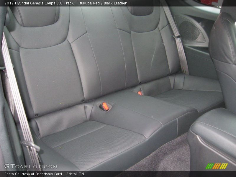 Rear Seat of 2012 Genesis Coupe 3.8 Track