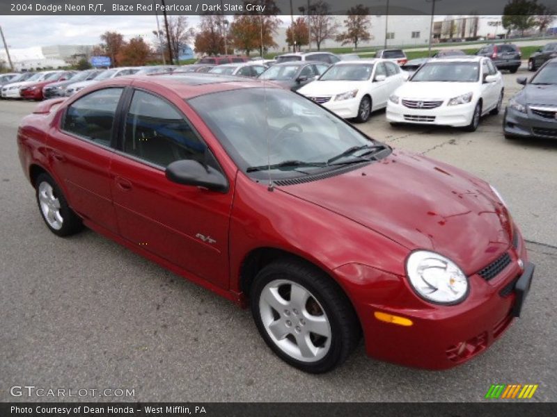 Blaze Red Pearlcoat / Dark Slate Gray 2004 Dodge Neon R/T