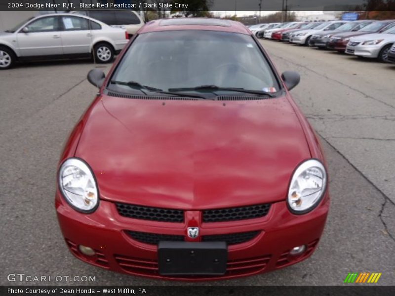 Blaze Red Pearlcoat / Dark Slate Gray 2004 Dodge Neon R/T