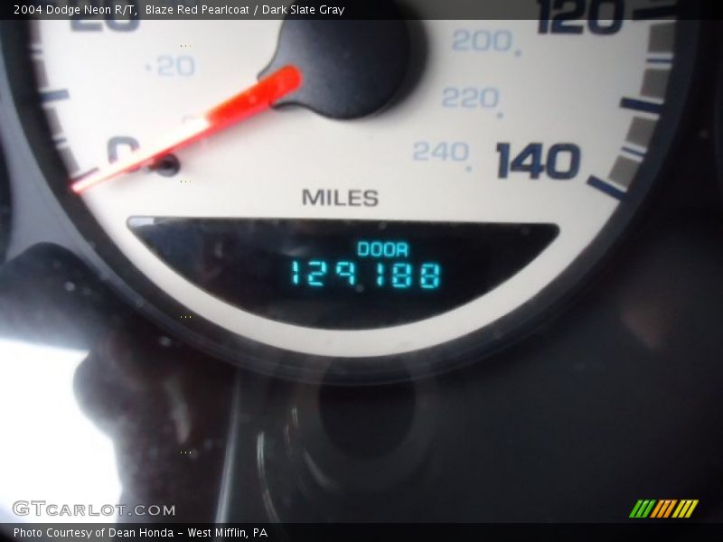 Blaze Red Pearlcoat / Dark Slate Gray 2004 Dodge Neon R/T