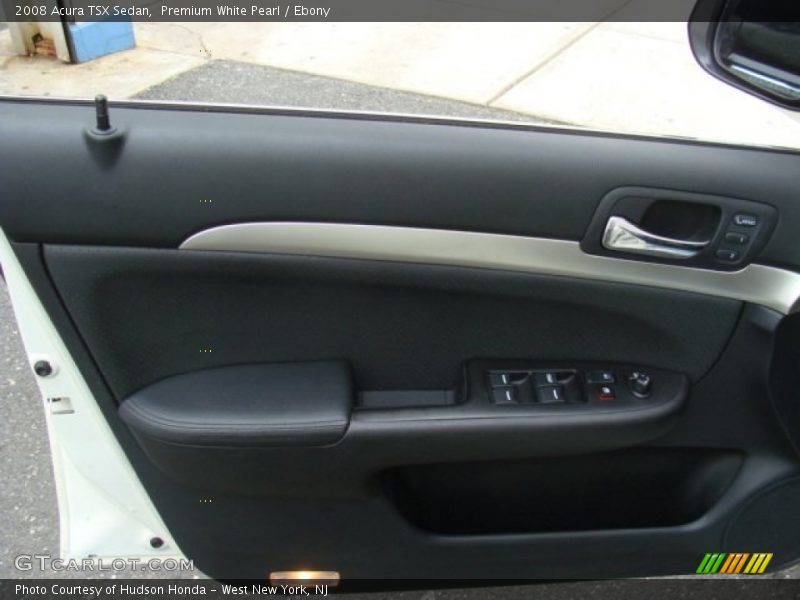 Premium White Pearl / Ebony 2008 Acura TSX Sedan