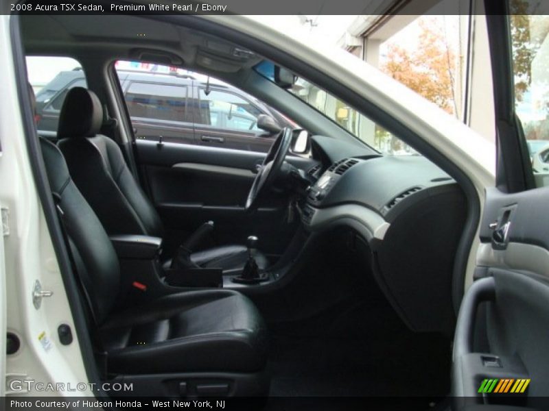 Premium White Pearl / Ebony 2008 Acura TSX Sedan