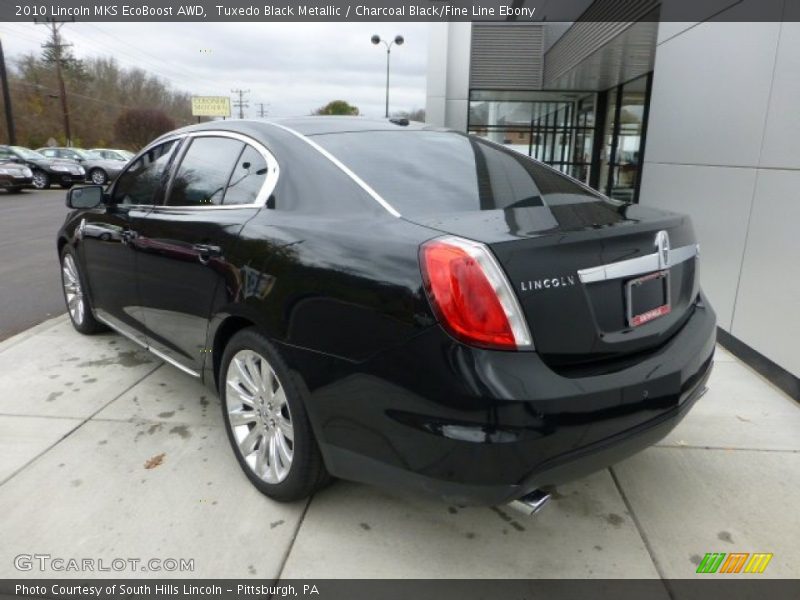 Tuxedo Black Metallic / Charcoal Black/Fine Line Ebony 2010 Lincoln MKS EcoBoost AWD