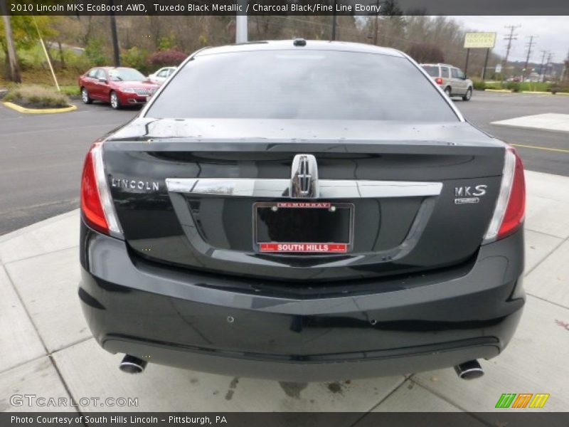 Tuxedo Black Metallic / Charcoal Black/Fine Line Ebony 2010 Lincoln MKS EcoBoost AWD