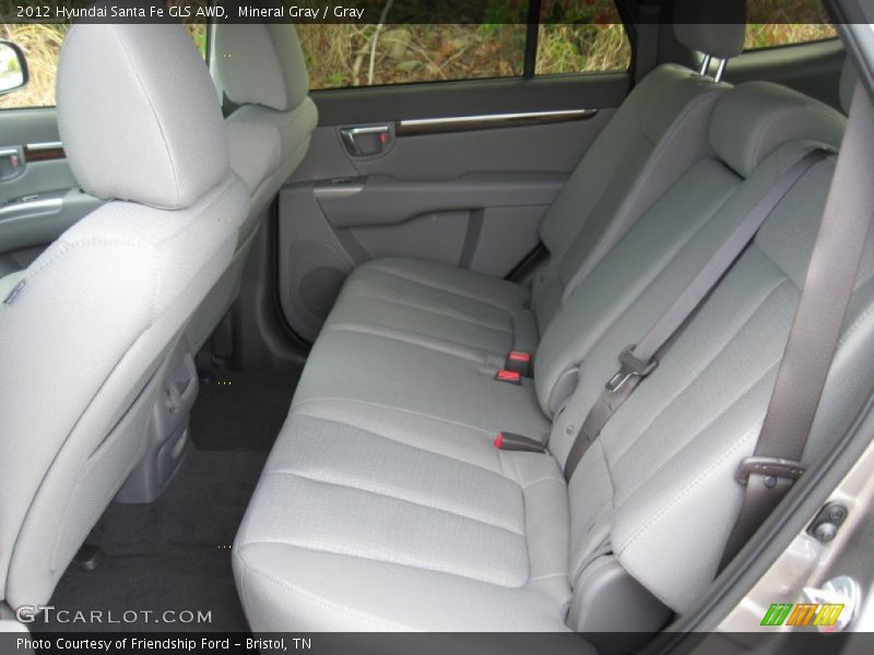 Mineral Gray / Gray 2012 Hyundai Santa Fe GLS AWD