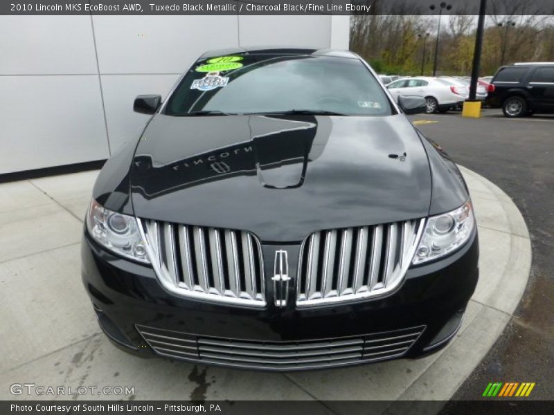 Tuxedo Black Metallic / Charcoal Black/Fine Line Ebony 2010 Lincoln MKS EcoBoost AWD