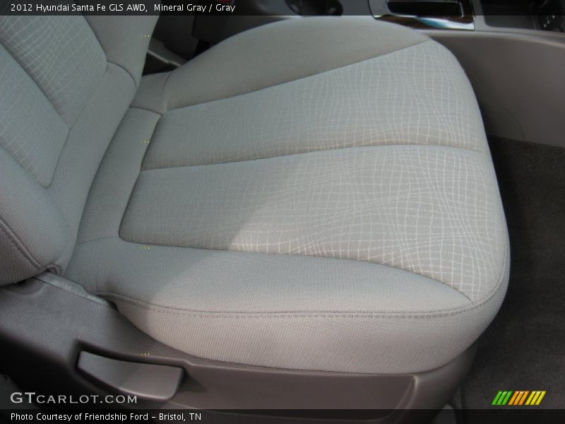 Mineral Gray / Gray 2012 Hyundai Santa Fe GLS AWD