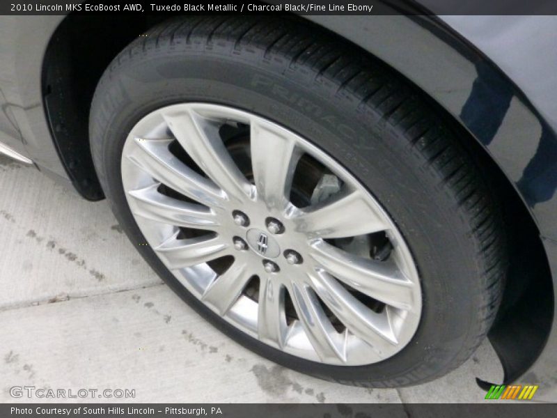 Tuxedo Black Metallic / Charcoal Black/Fine Line Ebony 2010 Lincoln MKS EcoBoost AWD